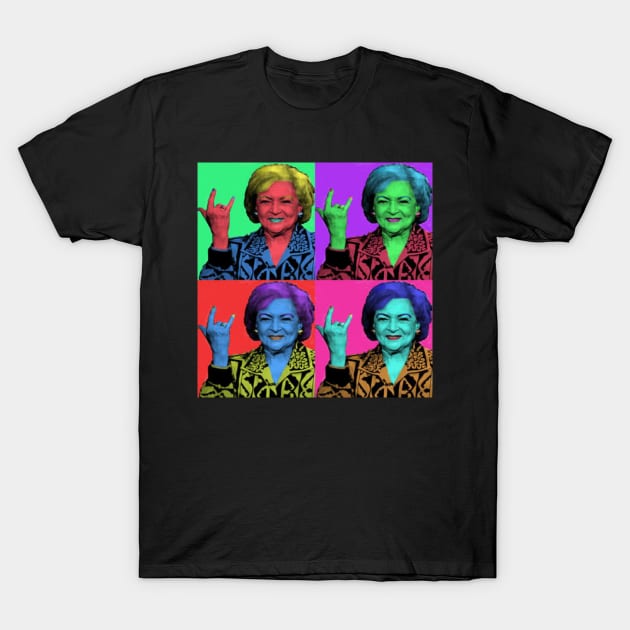 Betty White T-Shirt by IMAM HAHAHA